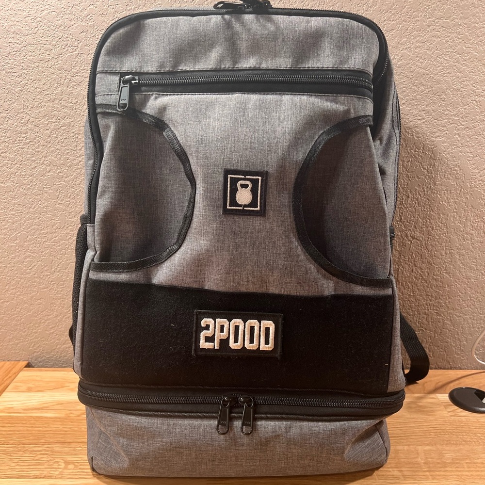 Gray 2POOD Backpack